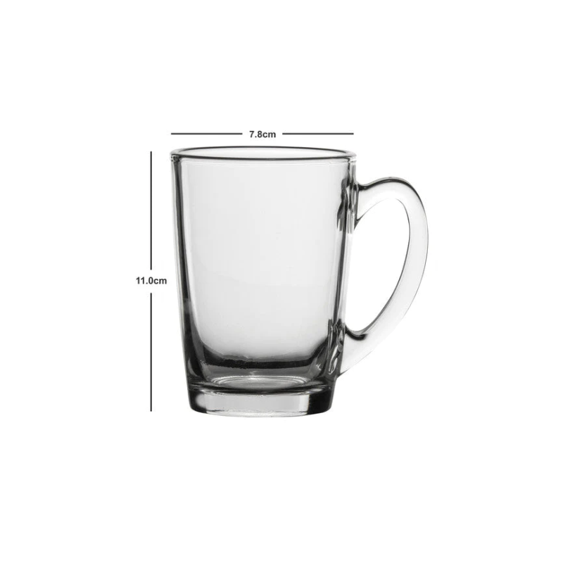 Luminarc Glass Mug 6Pcs Lum Cafe 32Cl N5611 2 Luminarc Glass Mug 6Pcs Lum Cafe 32Cl N5611