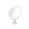 Decakila Makeup Mirror 5x Magnifying LED Lights With 2 levels of Brightness 360 Degree Rotating Locking Suction Cup KMTT062W
