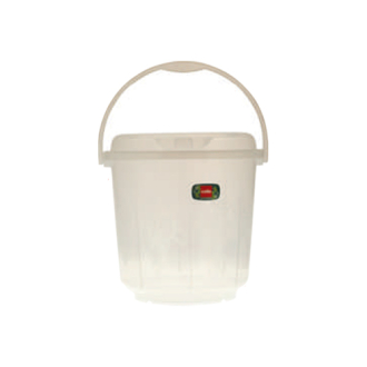 Cello Bucket Deluxe 16L Transparent 340 x 335mm