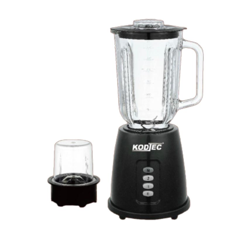 Kodtec Blender 1.5L Glass Jar &Amp; 50Gm Mill Glass Jar 400W Without Filter Kt-3028Bl 1 Kodtec Blender 1.5L Glass Jar &Amp; 50Gm Mill Glass Jar 400W Without Filter Kt-3028Bl