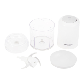 Kenwood Chopper 400W Electric Food Chopper With 500Ml Bowl Dual Speed Stainless Steel Quad Blade Rubber Lid Ice Crush Function CHP40.000WH