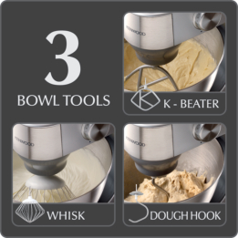 Kenwood Kitchen Machine With Blender 4.3L 900W 5 Speeds 3 Attachments Km280 12 Kenwood Kitchen Machine With Blender 4.3L 900W 5 Speeds 3 Attachments Km280