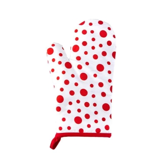 Decakila Cotton Oven Mitts 3 Layer Thickened Oven Gloves Cotton-Linen Thermal Insulation Silicone Oven Mitts Thick for Safe Cooking Baking KMTT055R