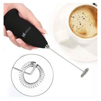 Nadstar Electric Milk Frother Drink Foamer Mixer Stirrer Coffee Cappuccino Creamer Whisk Frothy Blend Egg Beater F009