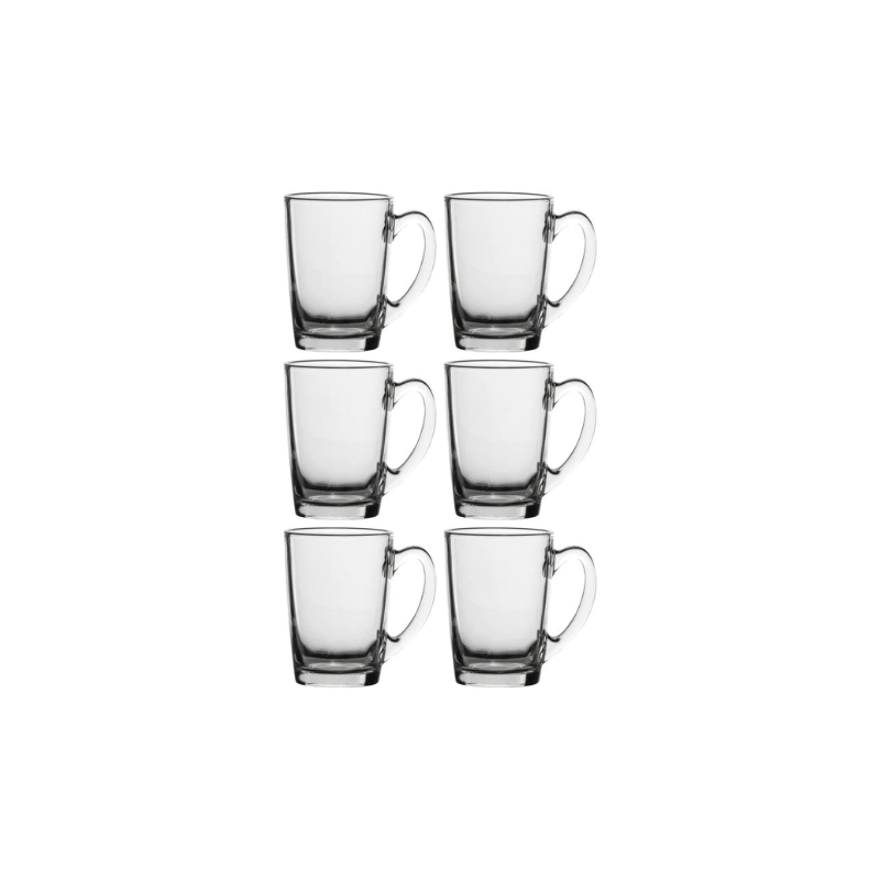 Luminarc Glass Mug 6Pcs Lum Cafe 32Cl N5611 6 Luminarc Glass Mug 6Pcs Lum Cafe 32Cl N5611