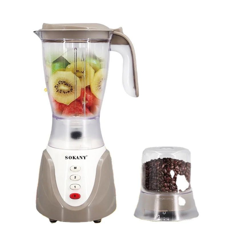Sokany Multifuntional Juicer High Power Motor 600W Blender Manual Operation 1.5L Sk-158 1 Sokany Multifuntional Juicer High Power Motor 600W Blender Manual Operation 1.5L Sk-158