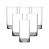 Ocean Glass 6pcs Fin Line Hi Ball 280ml Drink Tumbler 1B01210