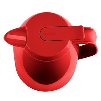 Tefal Mambo Jug Red 1 Liter Insulated Thermos Vacuum Flask Plastic-Polypropylenex (Pp) Glass Liner K3039112 3 Tefal Mambo Jug Red 1 Liter Insulated Thermos Vacuum Flask Plastic-Polypropylenex (Pp) Glass Liner K3039112