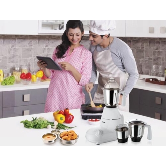 Nikai Blender 750w 3 in 1 Stainless Steel Durable ABS Body 18000RPM Powerful Turbo Motor With Pulse Function NB894