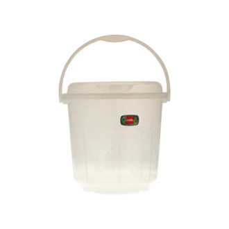 Cello Bucket Deluxe 13L Transparent 320 x 310mm (Pack of 3Pcs)
