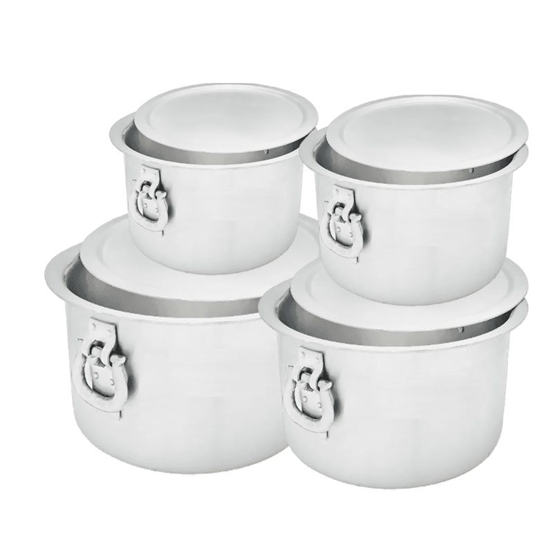 Nadstar Aluminium Sufuria 4Pcs With Lid &Amp; Handle 75L 85L 100L 110L Cookware Set Tope Cooking Pot For Commercial Use - Gauge 7 Kitchen Heavy Duty Tapela 1 Nadstar Aluminium Sufuria 4Pcs With Lid &Amp; Handle 75L 85L 100L 110L Cookware Set Tope Cooking Pot For Commercial Use - Gauge 7 Kitchen Heavy Duty Tapela