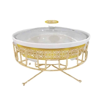 Nadstar Chafing Dish for Buffet Stoves Made of Ceramic Soup Pot Porcelain Food Serving 236-61