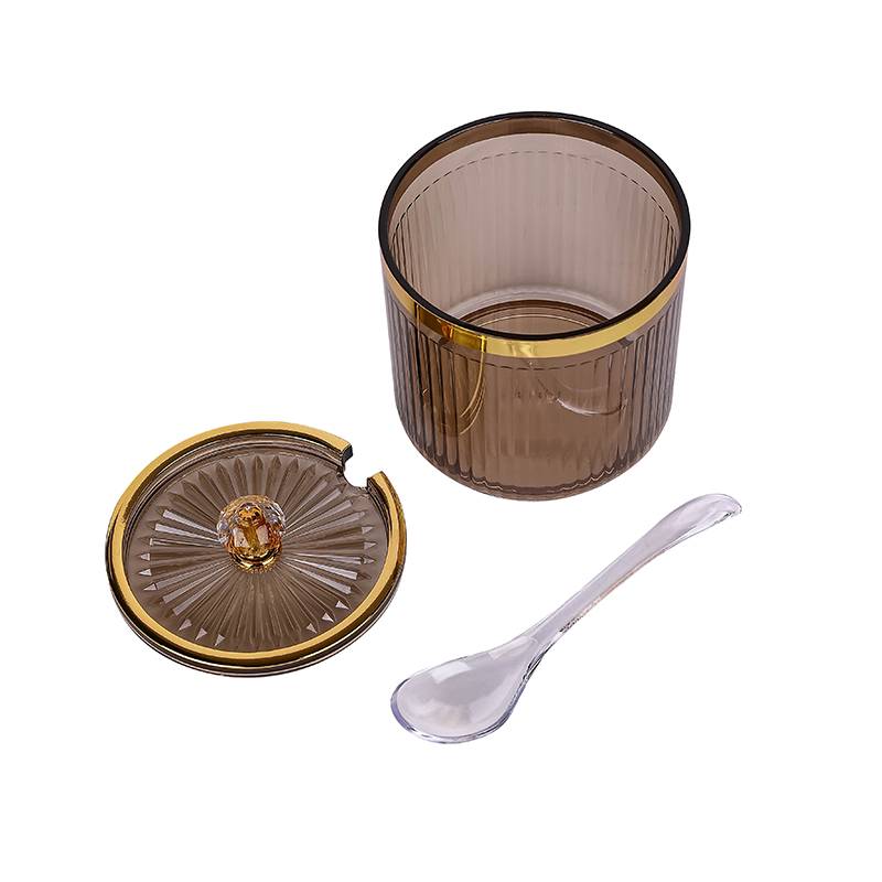 Nadstar Seasoning Pots 6Pcs Set Condiment Pots Food Container With Lids And Spoons St0606-1/2 6 Nadstar Seasoning Pots 6Pcs Set Condiment Pots Food Container With Lids And Spoons St0606-1/2