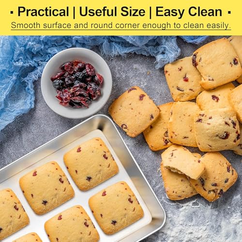 Nadstar Aluminium Square Tray 8.5&Quot; Cake Moulds Rectangle Baking Tray Deep Oven Pan For Lasagna Brownie Pizza Heavy Duty Anti-Rust Easy Clean No12 5 Nadstar Aluminium Square Tray 8.5&Quot; Cake Moulds Rectangle Baking Tray Deep Oven Pan For Lasagna Brownie Pizza Heavy Duty Anti-Rust Easy Clean No12