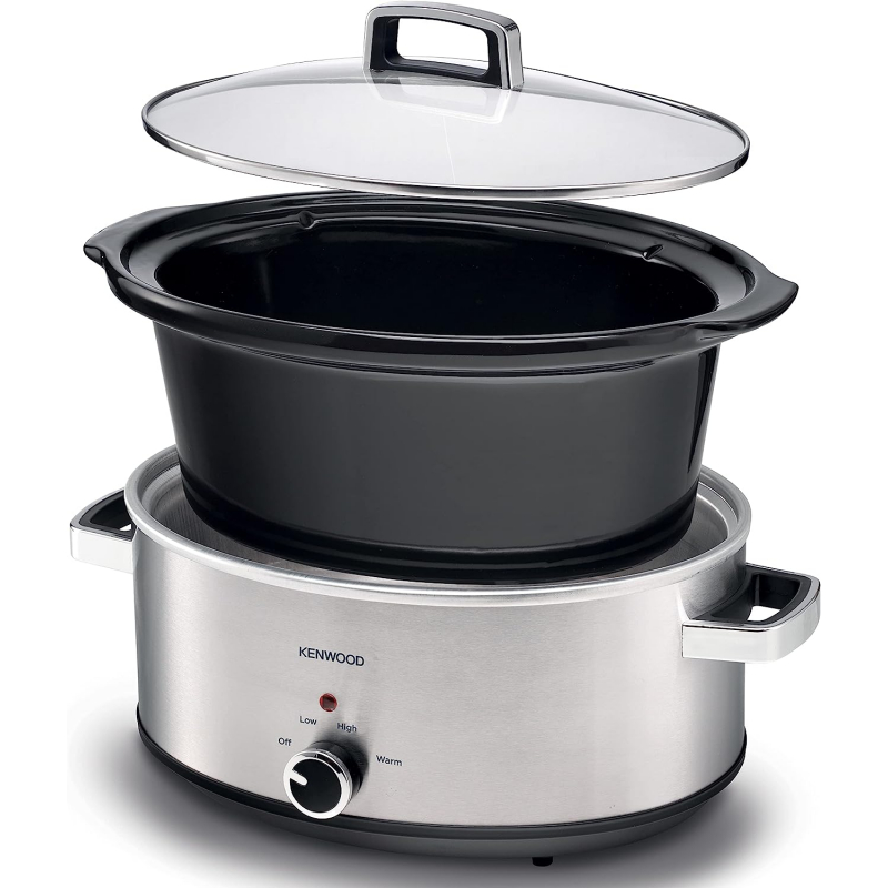Kenwood Slow Cooker 6.5L Slow Rice Cooker With 3 Heat Settings (Low High &Amp; Warm) Preserves Flavour Herbs &Amp; Spices Are Absorbed Well Meat Becomes Extremely Tender Scm70.000Ss 3 Kenwood Slow Cooker 6.5L Slow Rice Cooker With 3 Heat Settings (Low High &Amp; Warm) Preserves Flavour Herbs &Amp; Spices Are Absorbed Well Meat Becomes Extremely Tender Scm70.000Ss