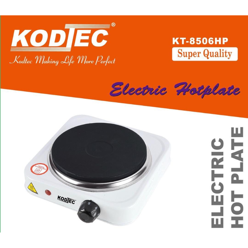 Kodtec Electric Hot Plate 1000W Single Kt-8506Hp 2 Kodtec Electric Hot Plate 1000W Single Kt-8506Hp