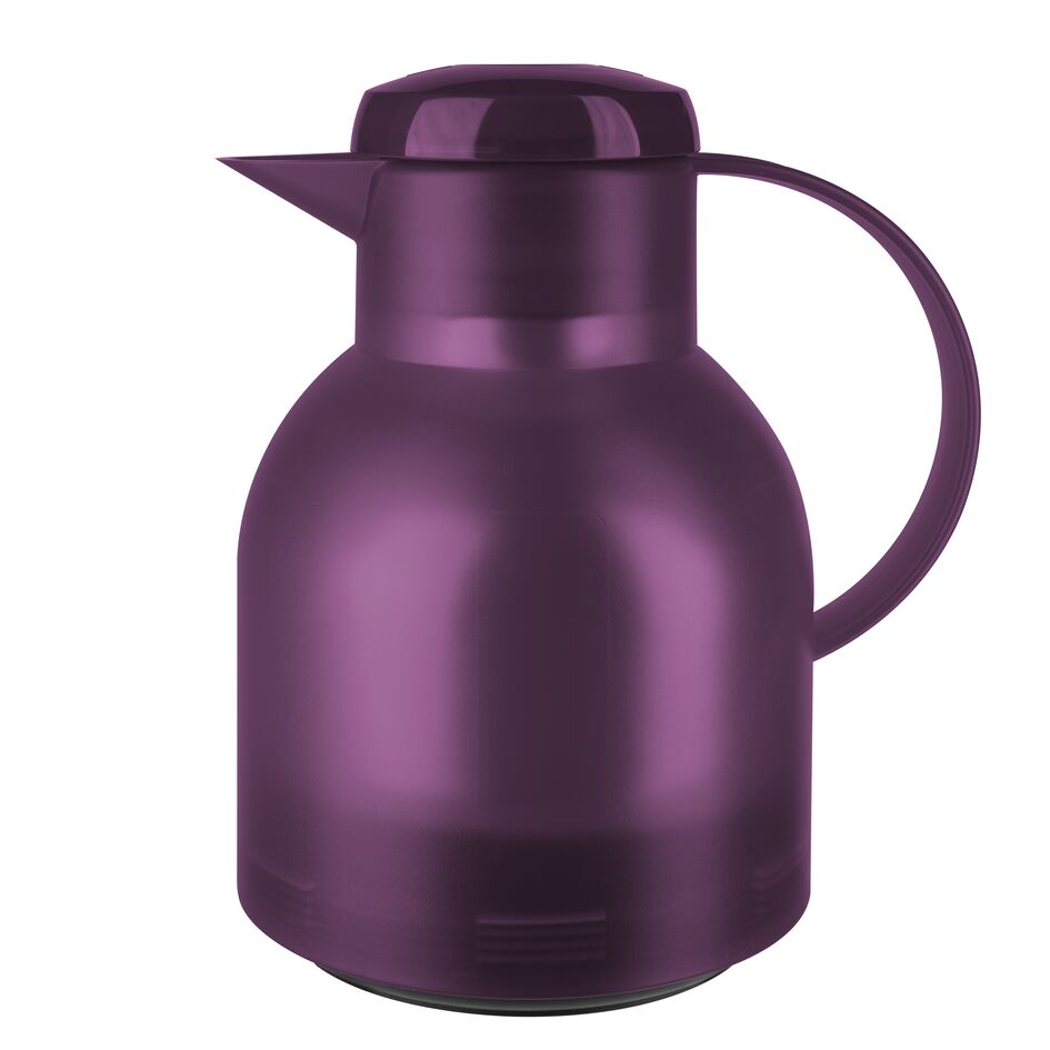 Tefal Samba Jug 1 Liter Aubergine Isothermal Jug Translucent Vacuum Flask Plastic-Polypropylenex (Pp) Glass Liner K3035312 2 Tefal Samba Jug 1 Liter Aubergine Isothermal Jug Translucent Vacuum Flask Plastic-Polypropylenex (Pp) Glass Liner K3035312