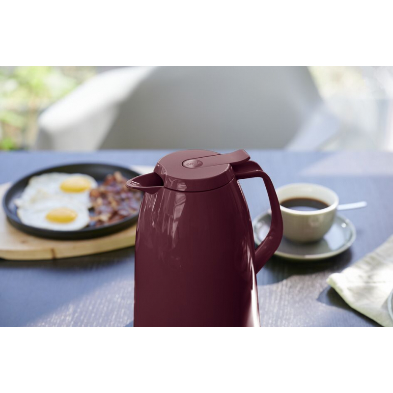 Tefal Mambo Jug Red 1 Liter Insulated Thermos Vacuum Flask Plastic-Polypropylenex (Pp) Glass Liner K3039112 8 Tefal Mambo Jug Red 1 Liter Insulated Thermos Vacuum Flask Plastic-Polypropylenex (Pp) Glass Liner K3039112