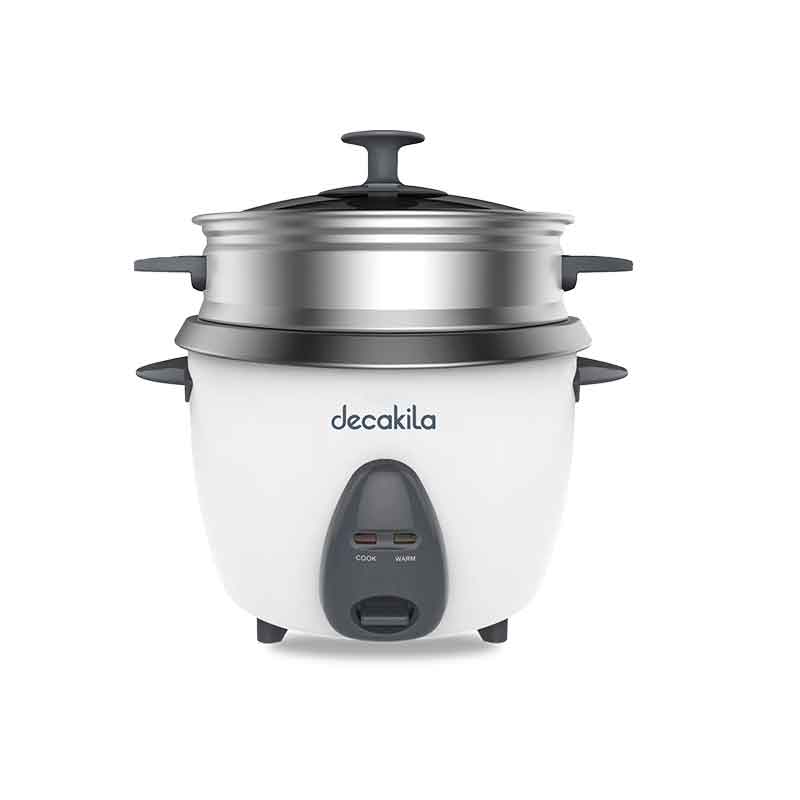 Decakila Rice Cooker 1.8L 700W 10 Cups Non Stick Easy To Clean With 1 Spoon With 1 Measuring Cup Split Power Cord Keer034W 1 Decakila Rice Cooker 1.8L 700W 10 Cups Non Stick Easy To Clean With 1 Spoon With 1 Measuring Cup Split Power Cord Keer034W
