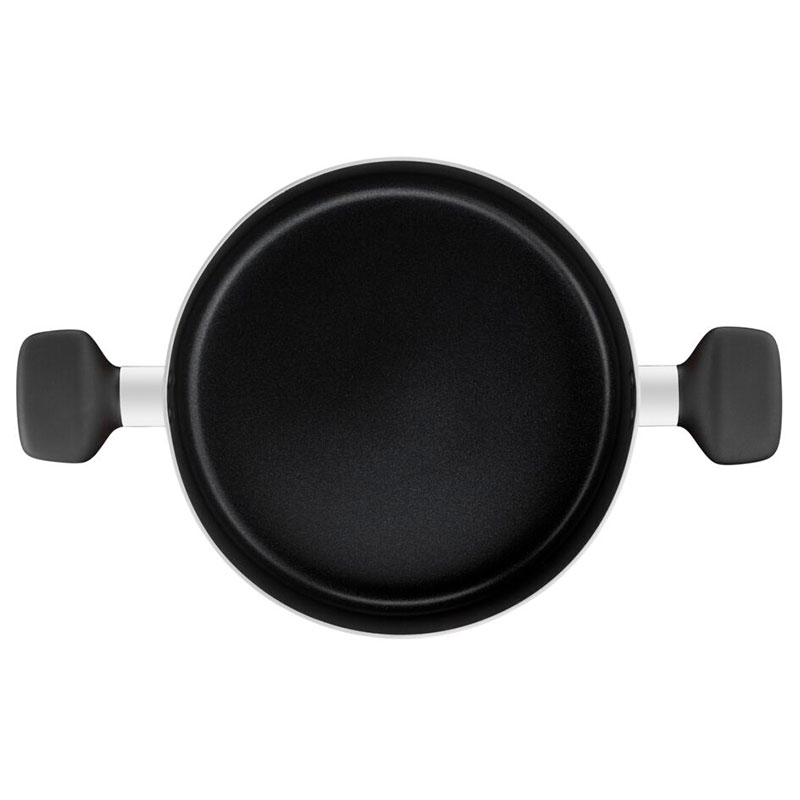 Tefal Super Cook Stew Pot 22Cm + Lid Non Stick Thermo Signal 100% Safe Stew Pan Black Aluminium B4594584 2 Tefal Super Cook Stew Pot 22Cm + Lid Non Stick Thermo Signal 100% Safe Stew Pan Black Aluminium B4594584