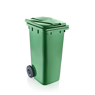 Senyayla Dustbin Economic 120L Plastic With Wheel 6506 Green