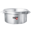 Nadstar Aluminum Sufuria 2pcs with Lid & Handle 72-76 Cookware Set Tope Cooking Pot with Lid and Handle for Commercial Use - Kitchen Heavy Duty
