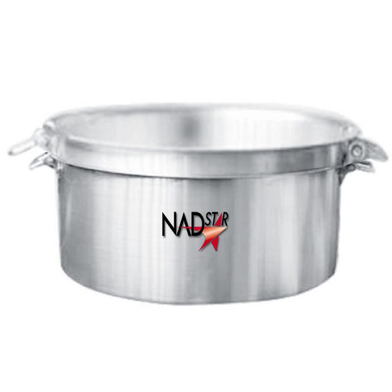 Nadstar Aluminum Sufuria 2Pcs With Lid &Amp; Handle 72-76 Cookware Set Tope Cooking Pot With Lid And Handle For Commercial Use - Kitchen Heavy Duty 1 Nadstar Aluminum Sufuria 2Pcs With Lid &Amp; Handle 72-76 Cookware Set Tope Cooking Pot With Lid And Handle For Commercial Use - Kitchen Heavy Duty