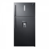 Samsung Refrigerator 619L Double Door, Top Freezer, Twin Cooling Plus, Digital Inverter Technology, TMF, DIT, Air Hygienically, LED Lighting, Black RT85K7111BS/RT62K7111BS