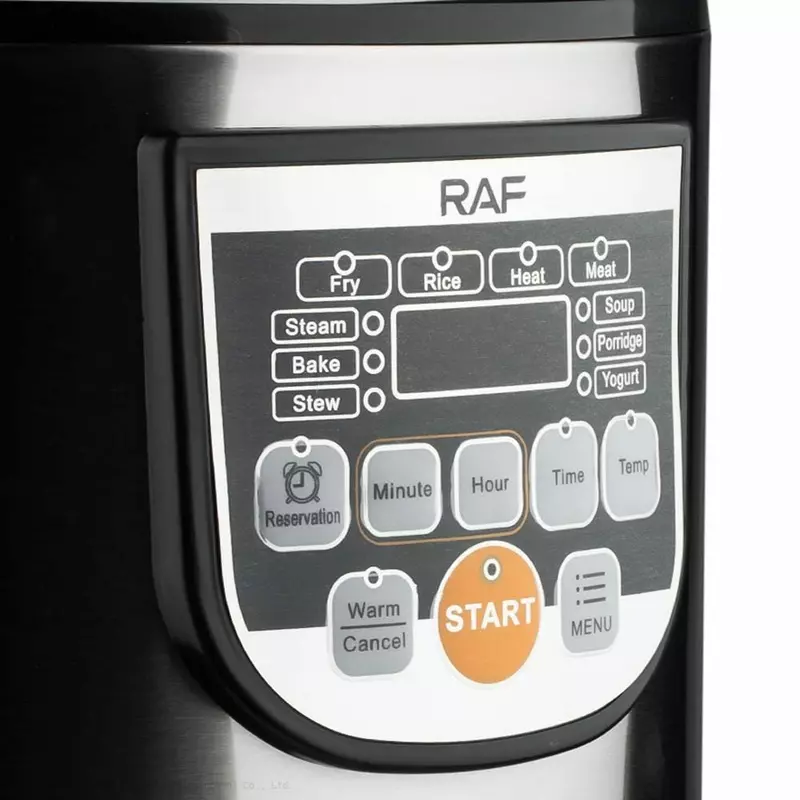 Raf Rice Cooker 5L 900W, Multi Function Menu, Constant Temperature, 24 Hour Timer, Fry, Heat, Steam, Bake &Amp; Stew R.178 7 Raf Rice Cooker 5L 900W, Multi Function Menu, Constant Temperature, 24 Hour Timer, Fry, Heat, Steam, Bake &Amp; Stew R.178