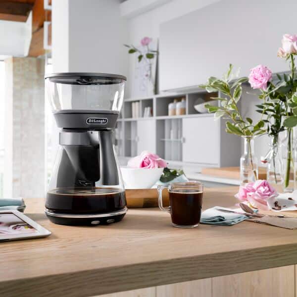 De'Longhi Coffee Maker Clessidra Drip 1.25L 1800W 10 Cups Auto-Shut Off Water Level Indicator Glass Carafe Anti Drip Keep Warm Award Winning Design Icm17210 6 De'Longhi Coffee Maker Clessidra Drip 1.25L 1800W 10 Cups Auto-Shut Off Water Level Indicator Glass Carafe Anti Drip Keep Warm Award Winning Design Icm17210