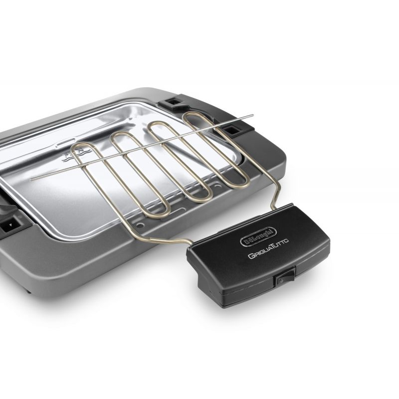 De'Longhi Barbecue Grill 1900W Adjustable Grill Height Cool-Touch Handles Indicator Light Bq55 3 De'Longhi Barbecue Grill 1900W Adjustable Grill Height Cool-Touch Handles Indicator Light Bq55