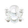 La Opala Dinner Set Flowered Golden Fall Ivory 44pcs 0916