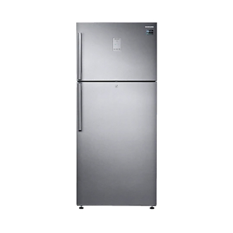 Samsung Fridge 439L Digital Inverter, Double Door, Top Freezer, Twin Cooling Plus, TMF, DIT, Air Hygienically, LED Lighting, Silver RT56K5341/RT43K6341