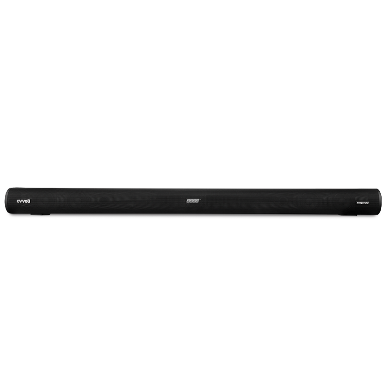 Evvoli 2.0Ch Single Soundbar With Bluetooth And Led Display 120W Black Sb120B 2 Evvoli 2.0Ch Single Soundbar With Bluetooth And Led Display 120W Black Sb120B
