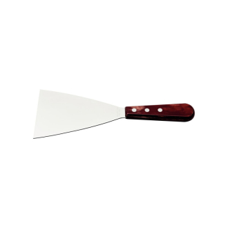 Tramontina Scraper Spatula 5" Stainless Steel Blade, Red Polywood Treated Wood Handle 21166/175