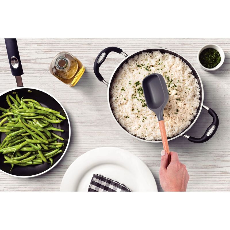 Tramontina Spatula Silicone Wood Handle Live 25735/160 3 Tramontina Spatula Silicone Wood Handle Live 25735/160