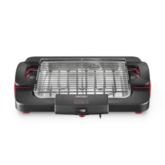 De'Longhi Barbecue Grill 1900w Adjustable Grill Height Cool-Touch Handles Indicator Light BQ55