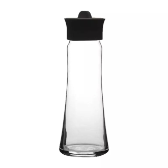 Pasabahce Carafee Basic Decor with Black Lid 1Ltr 43234