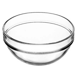 Pasabahce Chef's Glass Bowl 105mm 6pcs, Dishwasher, Microwave, Fridge Safe & Stackable 53493