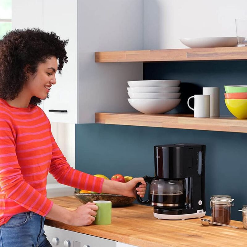 Braun Coffee Maker Breakfast 1, 1000W Black Aromacafe Optibrew System Automatic Shut Off Coffee Maker For Up To 10 Cups Kf101Ai 5 Braun Coffee Maker Breakfast 1, 1000W Black Aromacafe Optibrew System Automatic Shut Off Coffee Maker For Up To 10 Cups Kf101Ai