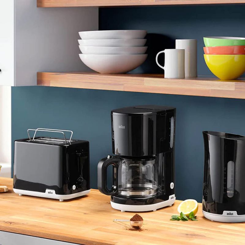 Braun Coffee Maker Breakfast 1, 1000W Black Aromacafe Optibrew System Automatic Shut Off Coffee Maker For Up To 10 Cups Kf101Ai 4 Braun Coffee Maker Breakfast 1, 1000W Black Aromacafe Optibrew System Automatic Shut Off Coffee Maker For Up To 10 Cups Kf101Ai