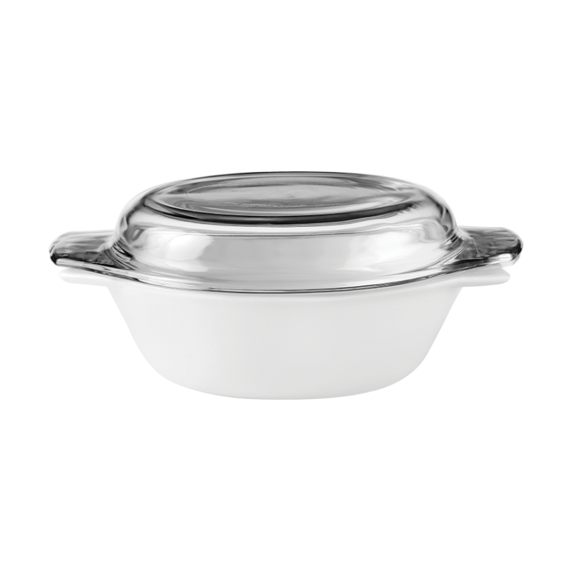 La Opala Casserole With Lid White 200Mm Lc111 1 La Opala Casserole With Lid White 200Mm Lc111