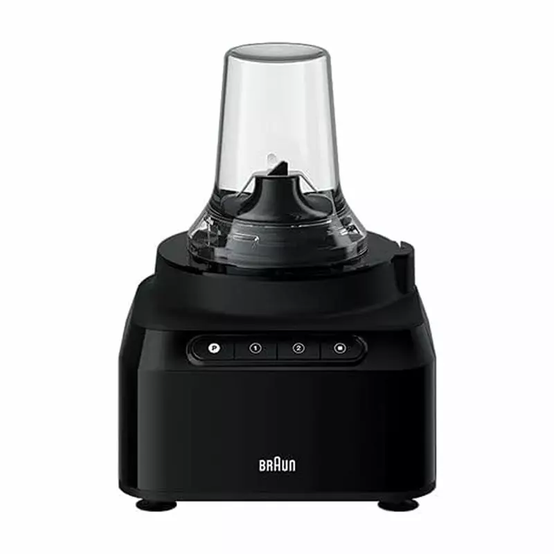 Braun Food Processor 7 Attachment , 800W, 2 Speeds, Pulse Function, 1.2L Capacity, Blender &Amp; Bowl 2L , Slicing And Grating Disc, Dough, Ice Crusher Blade, Fp301Ai-Fp3132Bk 8 Braun Food Processor 7 Attachment , 800W, 2 Speeds, Pulse Function, 1.2L Capacity, Blender &Amp; Bowl 2L , Slicing And Grating Disc, Dough, Ice Crusher Blade, Fp301Ai-Fp3132Bk