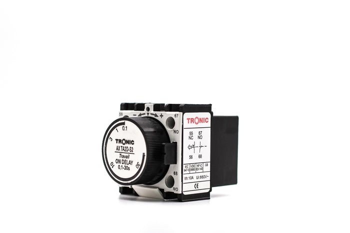 Tronic Time Delay Auxiliary Contact 1-30 Sec 2 Tronic Time Delay Auxiliary Contact 1-30 Sec