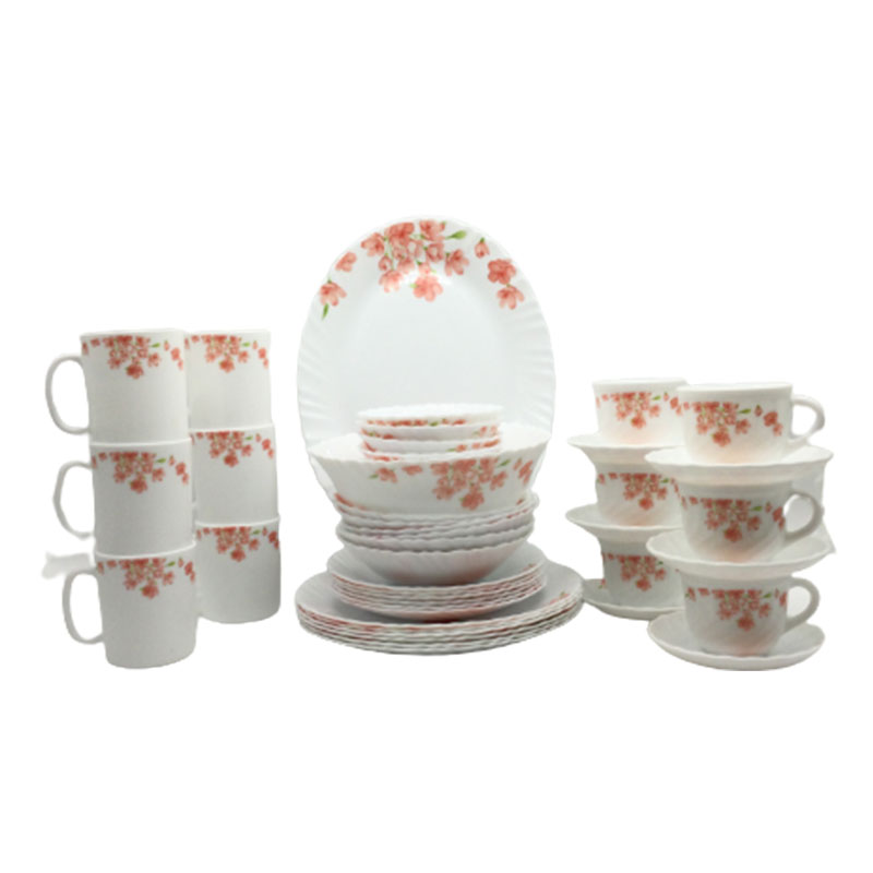 La Opala Dinner Set Aster Pink Classique 44 Pieces Lp044 2 La Opala Dinner Set Aster Pink Classique 44 Pieces Lp044