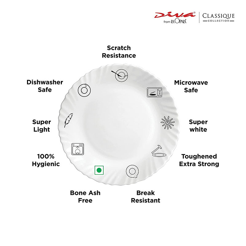 La Opala Dinner Set Aster Pink Classique 44 Pieces Lp044 7 La Opala Dinner Set Aster Pink Classique 44 Pieces Lp044