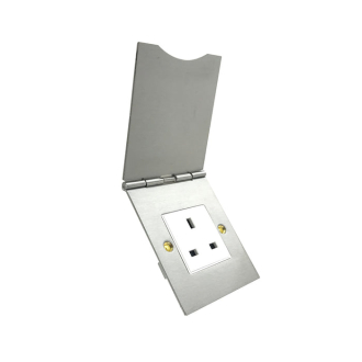 Tronic Floor Switch Socket 13A Single