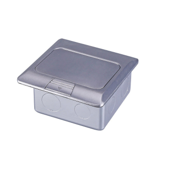 Tronic Single Floor Socket with 1 Data Port