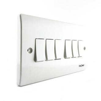 Tronic 6 Gang 2 Way Switch Standard