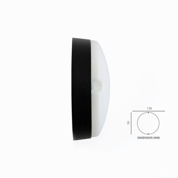 Tronic Black Round Led Bulkhead 12 Watts 3 Tronic Black Round Led Bulkhead 12 Watts